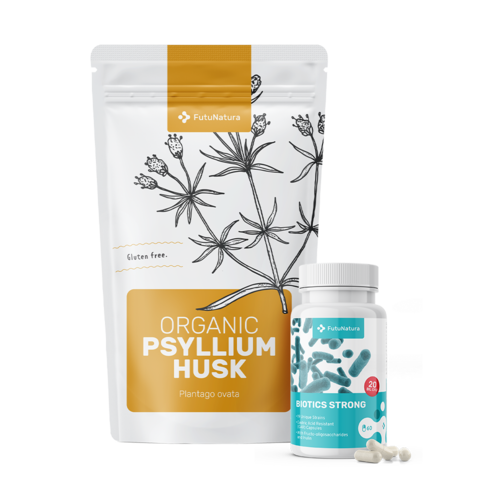 Zdrava probava: Biotics Strong + BIO Indijski trputac, komplet