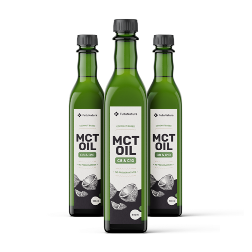 3x MCT C8:C10 Coconut Premium ulje, ukupno 1500 ml