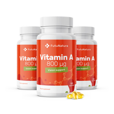Vitamin A u mekim kapsulama komplet