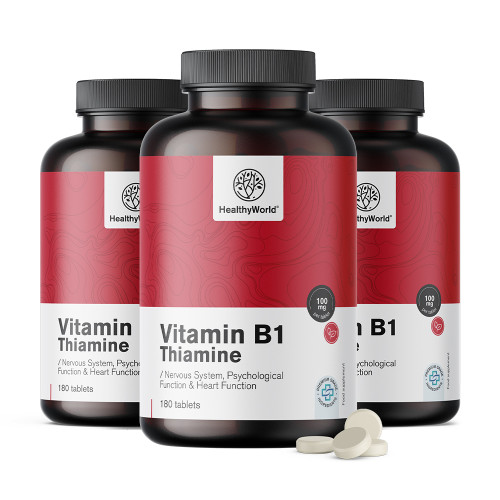 3x Vitamin B1 – tiamin 100 mg, ukupno 540 tableta