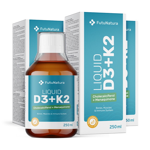 Vitamin D3 + K2 – v tekočini z okusom banane
