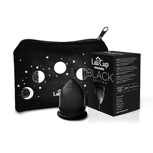 Menstrualna čašica LaliCup L – crna