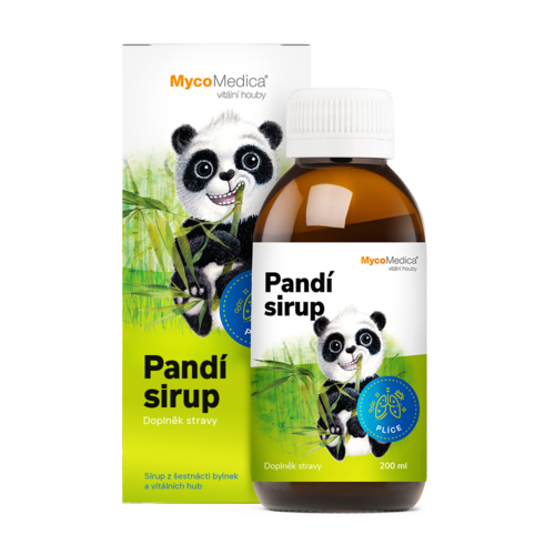 Tekući prehrambeni dodatak za djecu Panda - dišni putevi, 200 ml