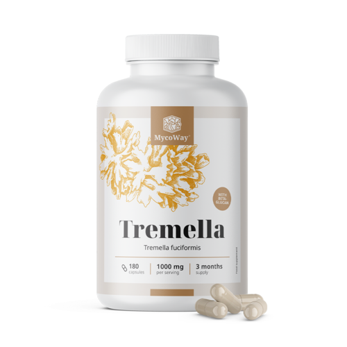 Tremella 1000 mg - ekstrakt, 180 kapsula