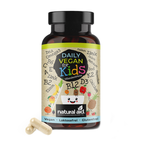 Veganski vitamini i minerali za djecu, 120 kapsula