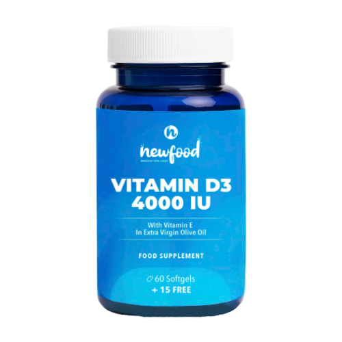 Vitamin D3, 4000 IU, 60 mekih kapsula