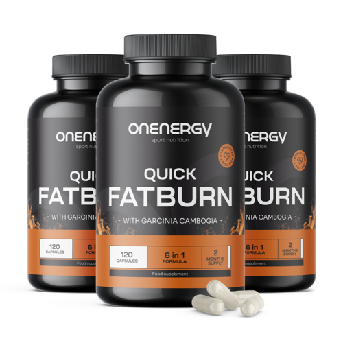 3x Quick FatBurn, ukupno 360 kapsula