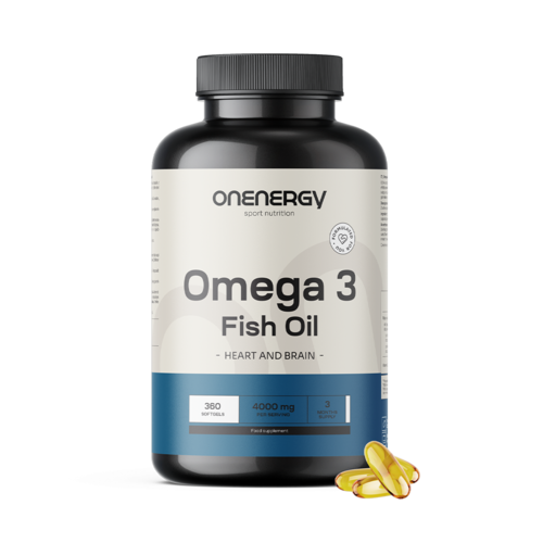 Omega-3 1000 mg - iz ribljeg ulja, 360 mekanih kapsula