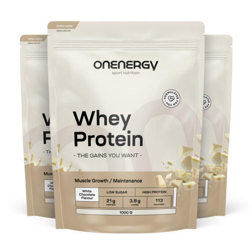 3x Whey protein sirutke - bijela čokolada, ukupno 3000 g