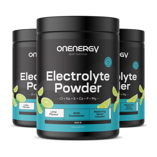 3x Elektroliti u prahu – limeta, ukupno 1500 g