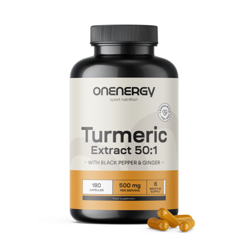 Kurkuma 500 mg – ekstrakt, 180 kapsula