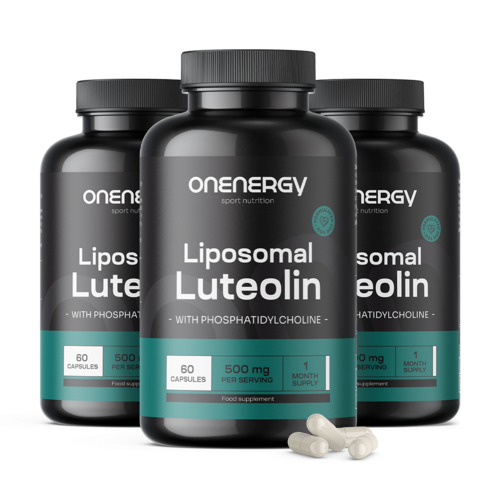 3x Liposomalni luteolin 500 mg, ukupno 180 kapsula