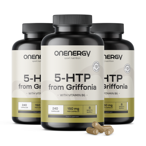 3x 5-HTP 150 mg – Griffonia Simplicifolia, ukupno 720 kapsula
