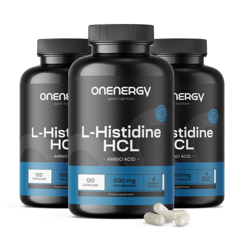 3x L-histidin HCL 500 mg, ukupno 360 kapsula