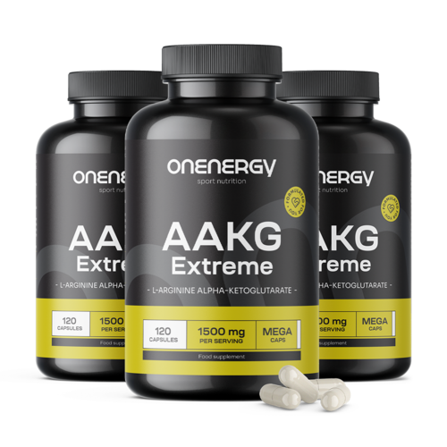 3x AAKG Extreme 1400 mg MEGA CAPS, ukupno 360 kapsula