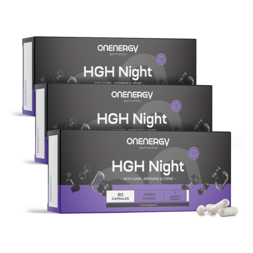 3x HGH Night – Natural HGH Booster, ukupno 180 kapsula