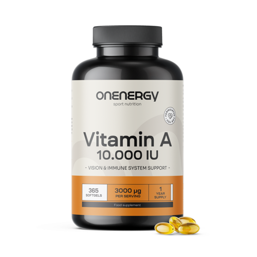 Vitamin A 10.000 IU, 365 mekih kapsula