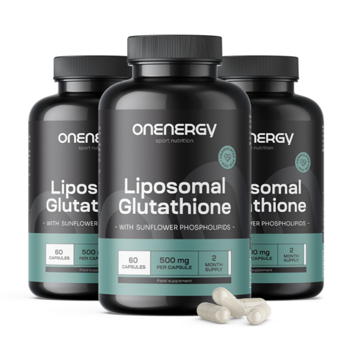3x Liposomalni glutation 500 mg, ukupno 180 kapsula