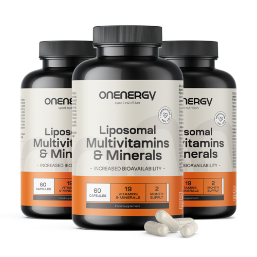 3x Liposomalni multivitamini i minerali, ukupno 180 kapsula