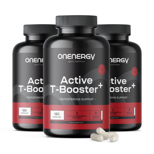 3x Active T-Booster Plus – kompleks za muškarce, ukupno 540 kapsula