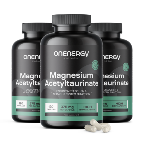 3x Magnezijev acetil taurinat, ukupno 360 kapsula
