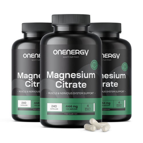 3x Magnezij citrat 444 mg, ukupno 720 kapsula