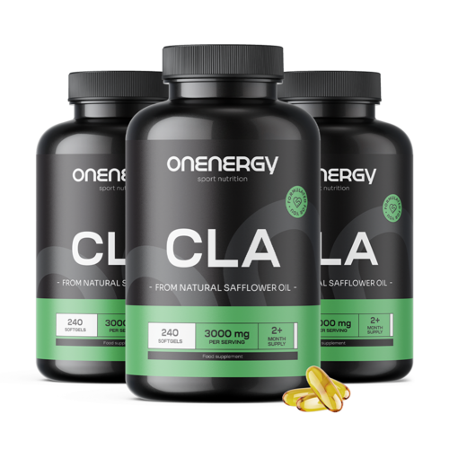 3x CLA 3000 mg - konjugirana linolna kiselina, ukupno 720 mekih kapsula