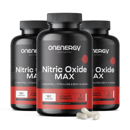 3x Nitric Oxide Max – kompleks s argininom, citrulinom i beta-alaninom, ukupno 540 kapsula