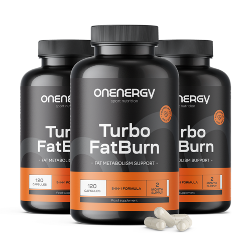 3x Turbo FatBurn, ukupno 360 kapsula