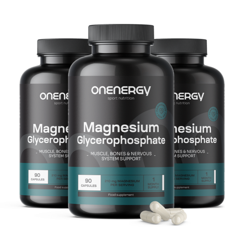 3x Magnezijev glicerofosfat, ukupno 270 kapsula