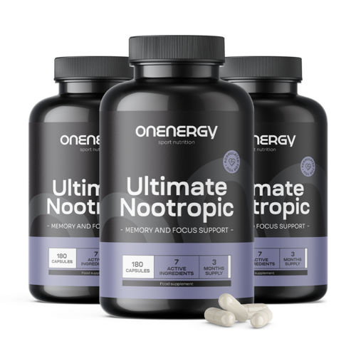 3x Ultimate Nootropic – kompleks za podršku kognitivnim funkcijama, ukupno 540 kapsula