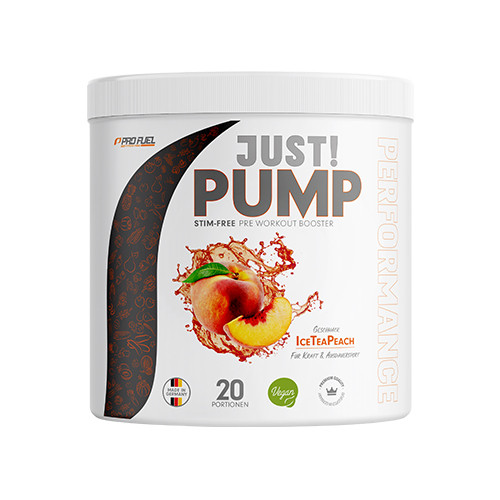 JUST! PUMP veganski kompleks aminokiselina – ledeni čaj breskva