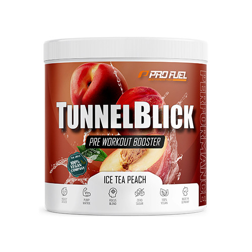 TunnelBlick veganski kompleks s kofeinom – ledeni čaj breskva