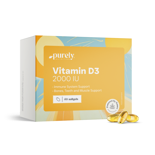 Vitamin D3 2000 IU, 60 mekih kapsula