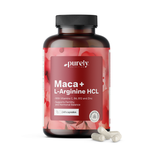 Maca 4000 mg + L-arginin HCl, 240 kapsula