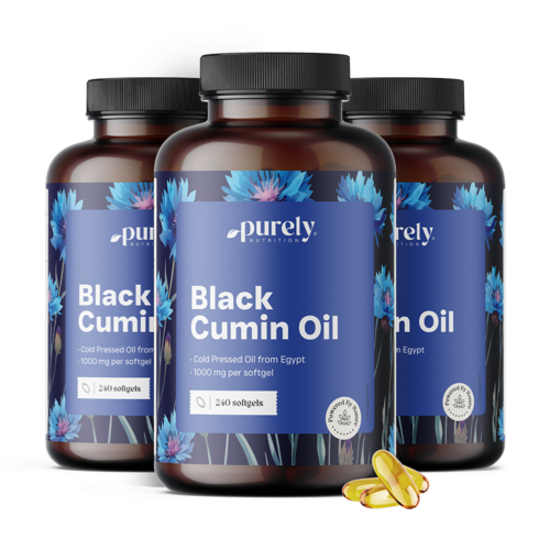 3x Ulje crnog kima 1000 mg, ukupno 720 mekih kapsula