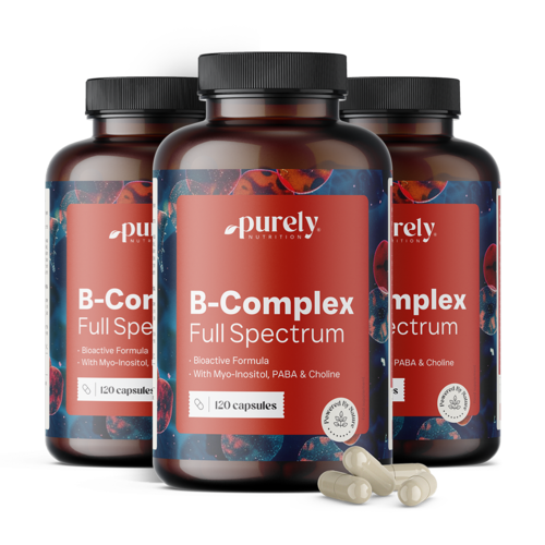 3x B-kompleks – cjelokupan spektar vitamina B, ukupno 360 kapsula