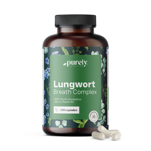 Lungwort Breath Complex – plućnjak s timijanom i eukaliptusom, 180 kapsula