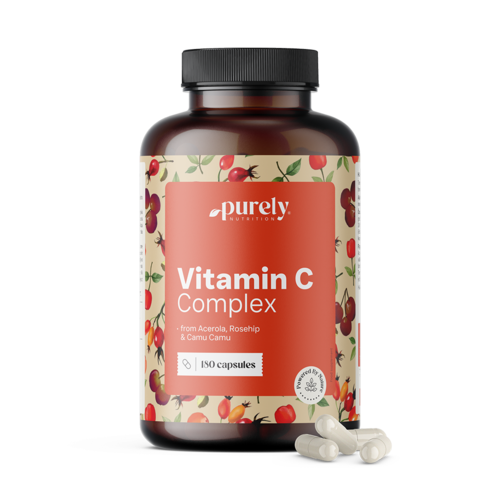 Vitamin C kompleks – od acerole, šipka i camu camu, 180 kapsula
