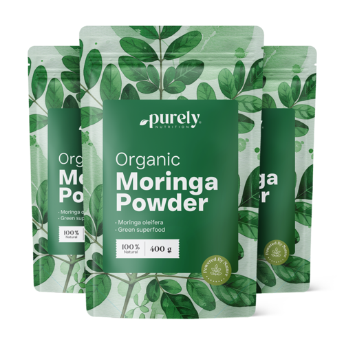 3x BIO Moringa u prahu, ukupno 1200 g
