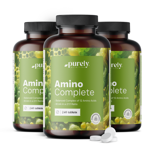3x Amino Complete - uravnotežen kompleks 12 aminokiselina, ukupno 720 tableta