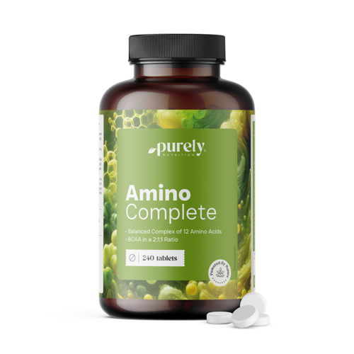 Amino Complete - uravnotežen kompleks 12 aminokiselina, 240 tableta