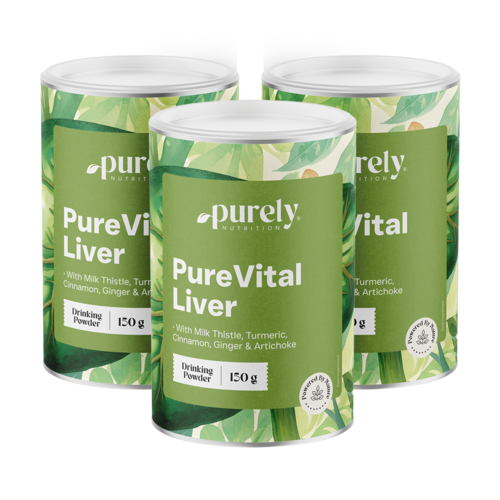 3x PureVital Liver – biljni kompleks, ukupno 450 g