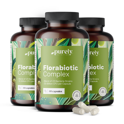 3x Florabiotic Complex – simbiotska formula s 30 milijardi CFU-a, ukupno 180 kapsula