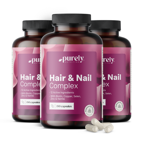 3x Hair & Nail Complex – vitamini i minerali za kosu i nokte, ukupno 540 kapsula