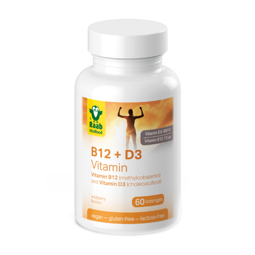 Veganski vitamin D3 + B12.