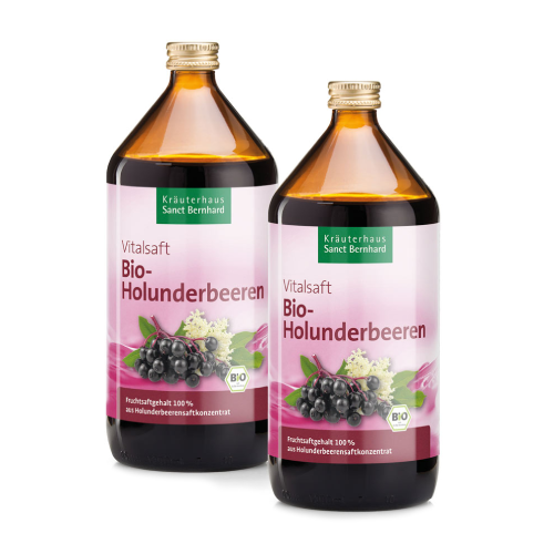 BIO sok od bobica bazge, 2 x 500 ml