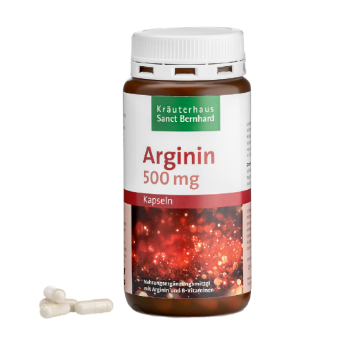 L-Arginin 500 mg, 150 kapsula