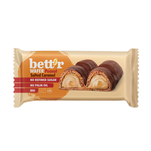 BIO Veganski vafli – krema od kikirikija, 33 g