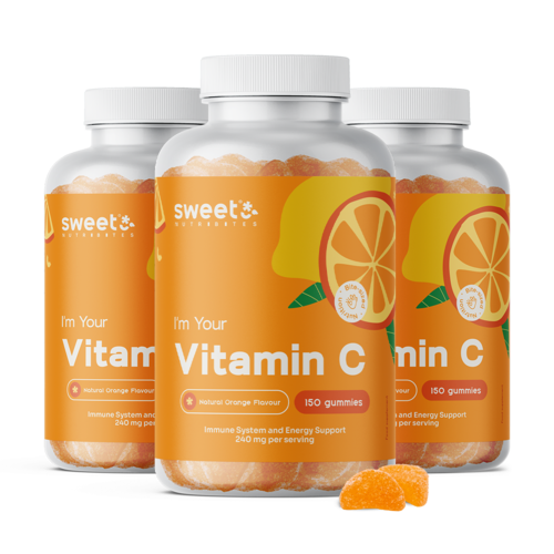 3x Vitamin C 240 mg, ukupno 450 gumenih bombona